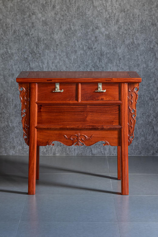 红桥红  家具严选  缅甸花梨(大果紫檀）  【85 恭王府闷仓二联橱】 商品图0