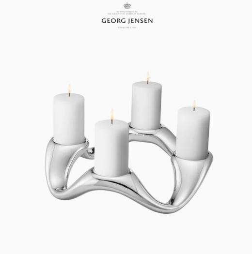 Georg Jensen乔治杰生北欧浪漫气氛烛台家居摆件装饰品餐桌礼仪 商品图3