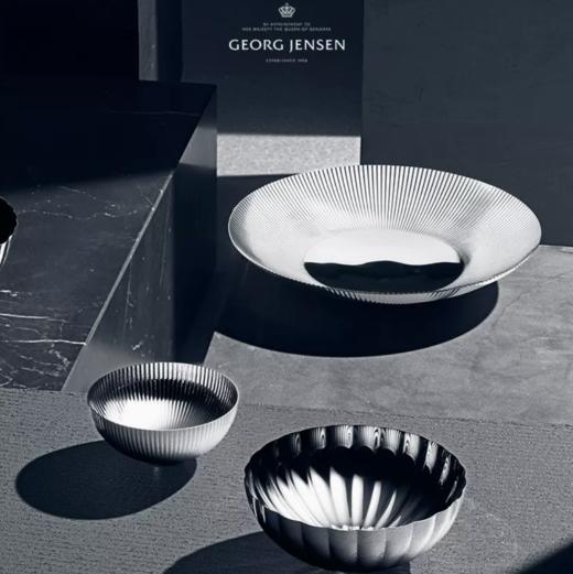 Georg Jensen乔治杰生西餐餐盘不锈钢橡木托盘甜品盘子北欧现代风 商品图1