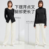 素湃不对称开叉设计打底衫女秋冬室内可单穿保暖上衣修身显瘦W525 商品缩略图2