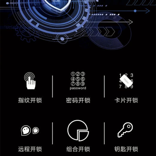 海尔（Haier）指纹锁 HFA-50V-U1 商品图6