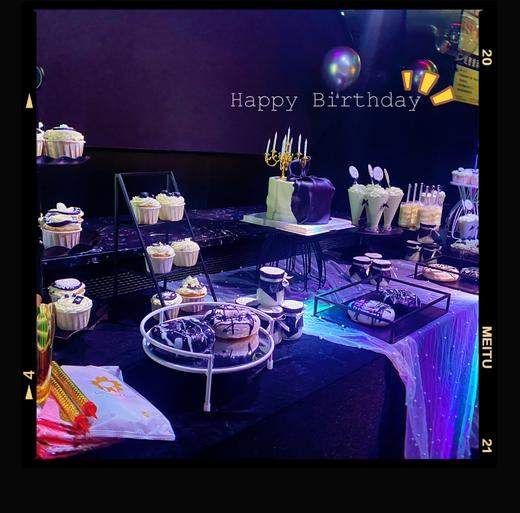 高级感黑白配甜品台 商品图2