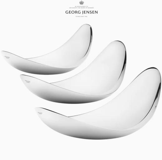 Georg Jensen乔治杰生北欧不锈钢托盘子水干果创意乔迁生日礼物 商品图4