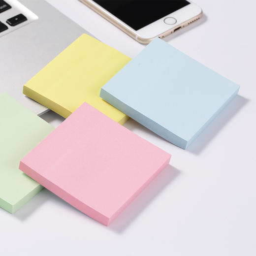 齐心 D6002 办公必备系列易事贴告示贴便利贴便条纸便笺支标签纸标记纸 3X3英寸4色随机配色出 商品图4