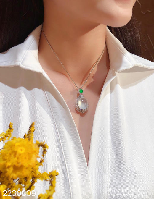 玻璃蛋面吊坠【2230809】具体价格微信咨询 商品图4