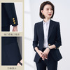 【新品热卖】罗蒙西服上衣+西裤女士西服套装亲肤透气商务两件套女 商品缩略图6