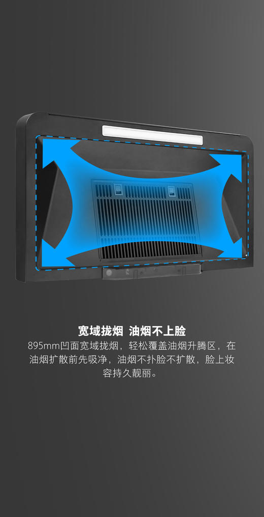 百得油烟机CXW-240-T759  顶吸   手势智控 欧式  一级能效 商品图8
