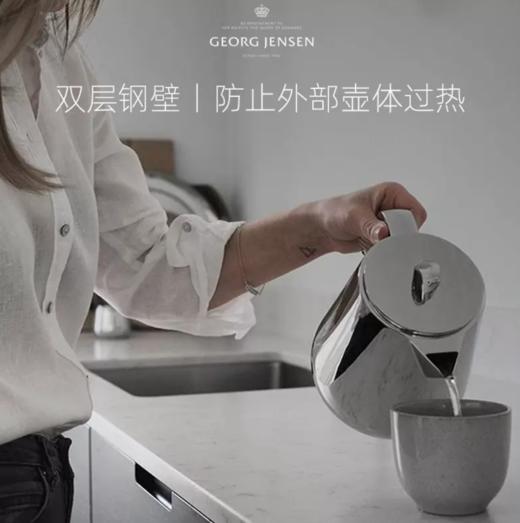 Georg Jensen乔治杰生北欧简约风格大容量红茶壶保温壶七夕礼物 商品图1