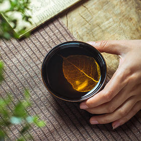 非白造物 高端茶器 菩提叶茶杯