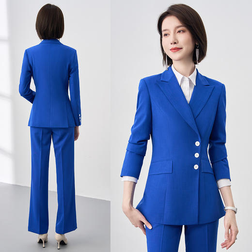 【新品推荐】罗蒙女士西服套装上衣+裤子气质百搭职业商务两件套女 商品图4