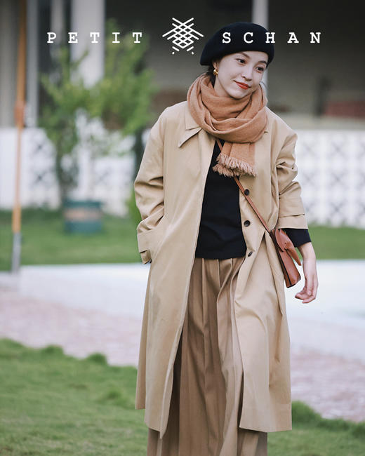 PETIT SCHAN小闪 CLO#122 Autumn dance秋舞 日本进口羊毛混纺面料法式经典压褶百褶裙 商品图10