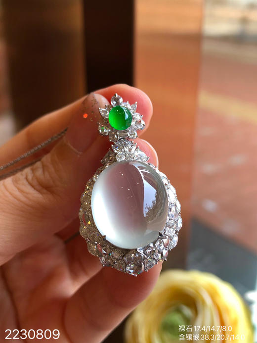 玻璃蛋面吊坠【2230809】具体价格微信咨询 商品图2