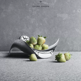 Georg Jensen乔治杰生现代干水果盘客厅茶几摆件酒柜生日乔迁礼物