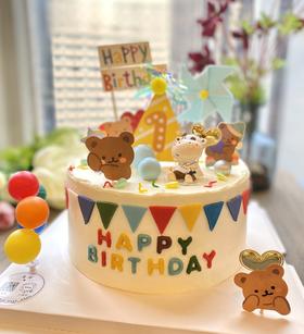 牛同学牛宝宝周岁蛋糕 低糖0添加