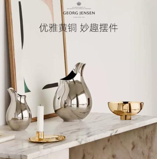 Georg Jensen乔治杰生轻奢不锈钢碗北欧餐具套装网红黄铜家用装饰 商品图0