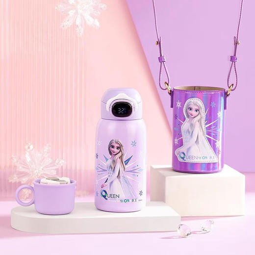 迪士尼温度显示双盖保温杯水壶  620ML  SY 商品图1