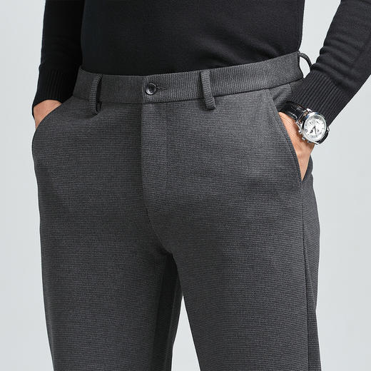 【亲肤舒适】罗蒙春秋新款男士休闲裤上班通勤出差商务日常百搭裤子男 商品图7