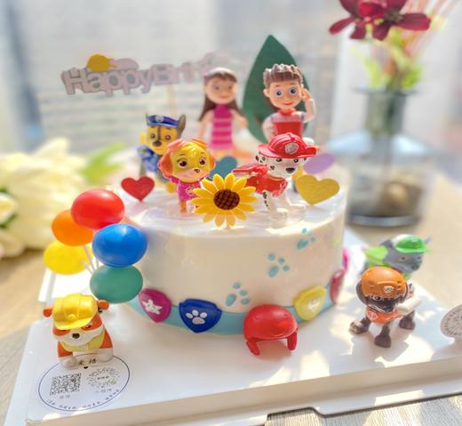 无蛋无奶无麸质旺旺队生日蛋糕 可来图定制 商品图0