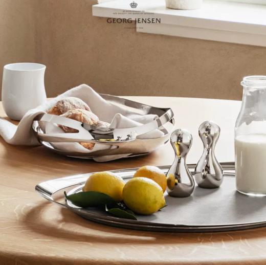 Georg Jensen乔治杰生北欧现代风下午茶餐具托盘客厅水果盘摆件 商品图1