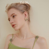 ZEGL设计师花间集系列栀子花朵仿珍珠耳环女森系耳钉925银针耳饰 商品缩略图4