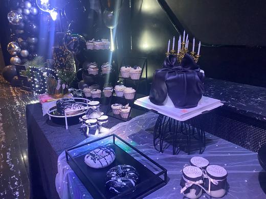 高级感黑白配甜品台 商品图4