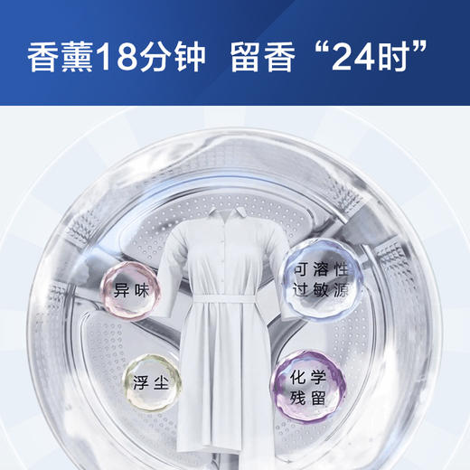 海尔（Haier）10公斤滚筒洗衣机 全自动变频 超薄564MM 占地小 香薰留香 除菌螨 EG100MATE31S 商品图2
