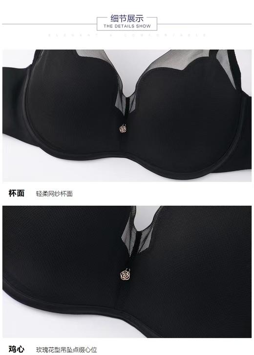 5F 安莉芳22新款至美时光活力猫爪杯无钢圈文胸 商品图6