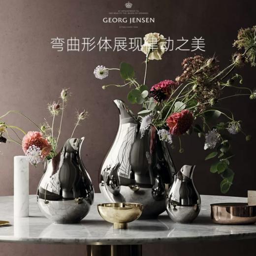 Georg Jensen乔治杰生轻奢不锈钢碗北欧餐具套装网红黄铜家用装饰 商品图2