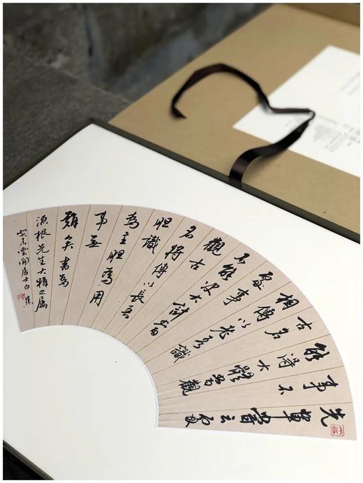 《白蕉扇面精粹》，4开，遴选扇面作品二十八帧，首选其书法艺术成就x高的盛年时期作品，汇集了不同时期的精品力作，以单片形式原大仿真精印，兼具悬挂临写的功用。原尺寸原色精印尺寸1000*789mm，定价5 商品图3
