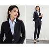 【西服上衣+西裤】罗蒙秋季新款女士套装商务通勤职业正装两件套女 商品缩略图2