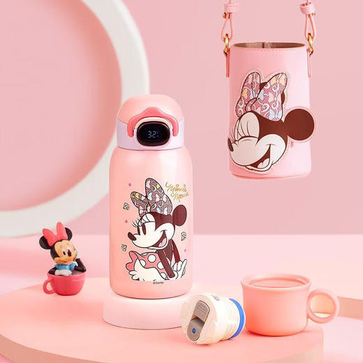 迪士尼温度显示双盖保温杯水壶  620ML  SY 商品图5