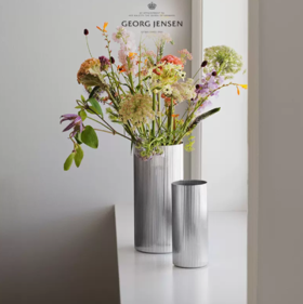 Georg Jensen乔治杰生插花花瓶北欧极简约干花摆件生日乔迁礼物