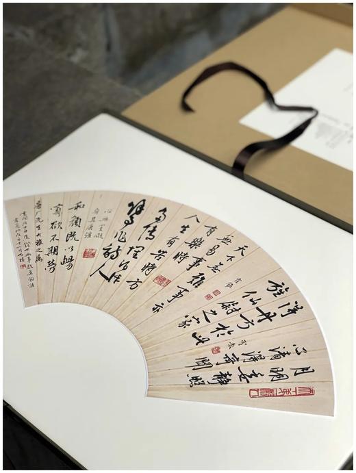《白蕉扇面精粹》，4开，遴选扇面作品二十八帧，首选其书法艺术成就x高的盛年时期作品，汇集了不同时期的精品力作，以单片形式原大仿真精印，兼具悬挂临写的功用。原尺寸原色精印尺寸1000*789mm，定价5 商品图2