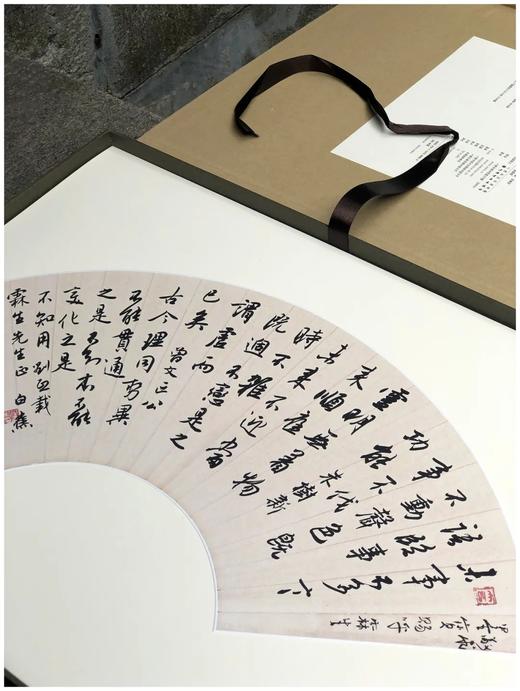 《白蕉扇面精粹》，4开，遴选扇面作品二十八帧，首选其书法艺术成就x高的盛年时期作品，汇集了不同时期的精品力作，以单片形式原大仿真精印，兼具悬挂临写的功用。原尺寸原色精印尺寸1000*789mm，定价5 商品图12