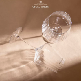 Georg Jensen乔治杰生乔迁家用红酒杯套装轻奢水晶玻璃酒具高脚杯