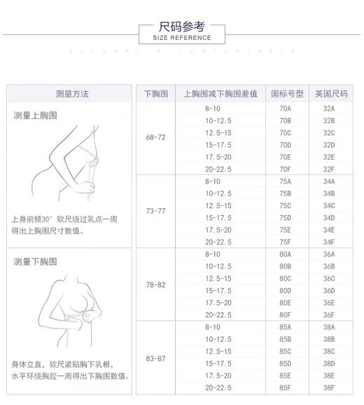 5F 安莉芳22新款至美时光活力猫爪杯无钢圈文胸 商品图2