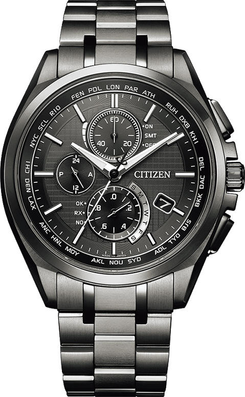 西铁城/CITIZEN空中之鹰舒博钛光动能电波对时男表AT8044-56E 商品图1