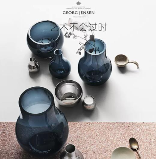 Georg Jensen乔治杰生玻璃插花瓶器客厅装饰简约摆件生日乔迁礼物 商品图2