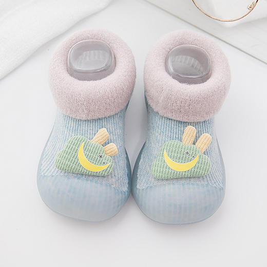 【加绒加厚 保暖防滑 兼顾柔软童趣】秋冬婴儿学步鞋软底加绒地板袜子儿童防掉室内袜子鞋婴儿鞋袜防滑 商品图6