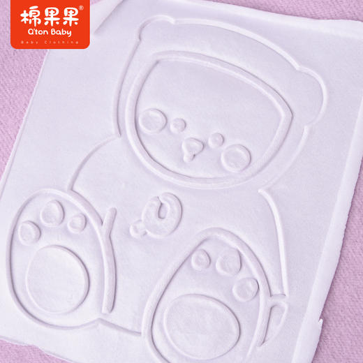 商场同款棉果果冬季浮雕小熊男女童保暖舒适加绒圆领套头卫衣M422180222610 商品图2