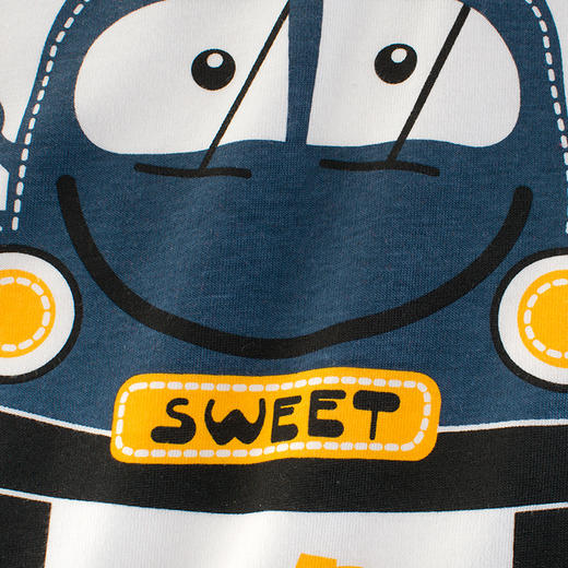 【纯棉面料呵护宝宝健康】韩版童装男童春装新品 儿童长袖T恤小汽车宝宝上衣 商品图1