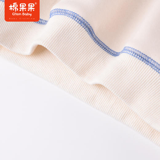 商场同款棉果果冬季男童拼色撞色时尚加绒连帽套头卫衣M412182422712 商品图1