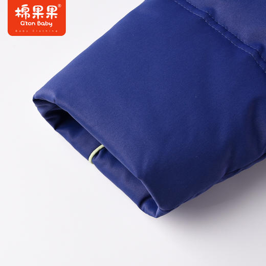 商场同款棉果果冬季冬季男童保暖连帽出门抗冻神器超长款羽绒服M412102922705 商品图5