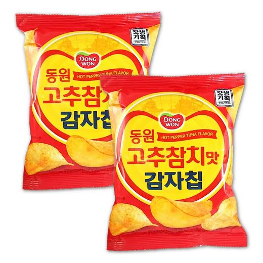 【묶음】유어스 동원고추참치맛감자칩50g*2 商品图0