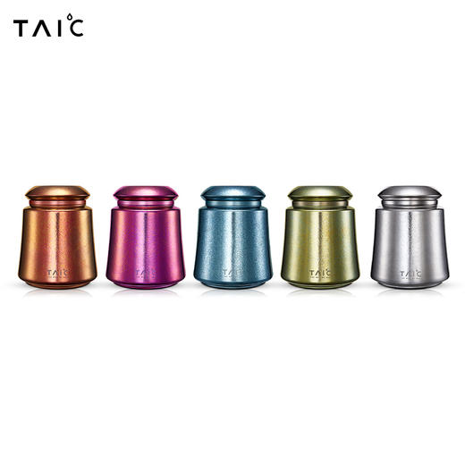 TAIC太可纯钛茶叶罐家用金属防潮密封（皓月银）（样品带包装） 商品图3