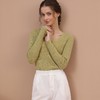 YANECINE 阿拉善纯山羊绒衫 V领显瘦百搭 商品缩略图5