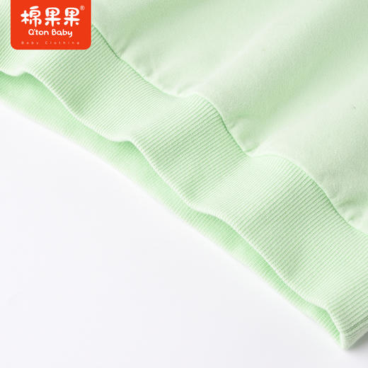 商场同款棉果果冬季男女童舒适柔软亲肤夹棉圆领套头卫衣M412180822715 商品图5