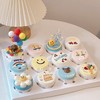 手绘杯子蛋糕（师傅随机做，不能挑图案哦！可告知师傅喜欢的色系）-无夹心内有卡仕达酱 商品缩略图5