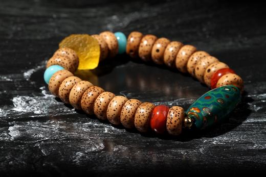 DQ0111°高品质陈籽星月菩提大漆手饰 商品图1