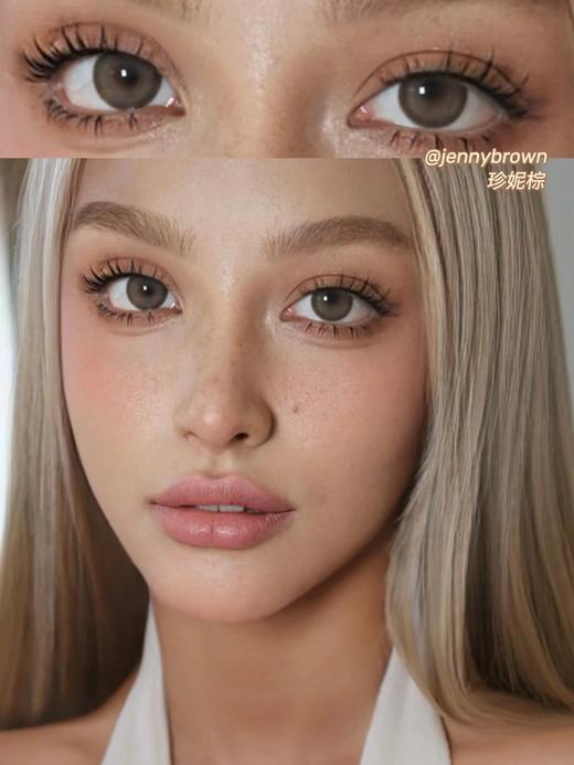 珍妮棕（硅水凝胶）约14.5mm 着色约13.7mm【年抛】550度缺货 商品图0